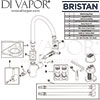 Bristan Monza Sink Mixer Kitchen Tap Spares